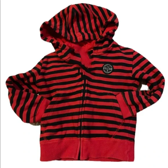 Volcom Shirts Tops Volcom 2t Zip Up Hooded Sweatshirt
